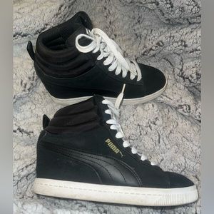 Puma heeled sneakers